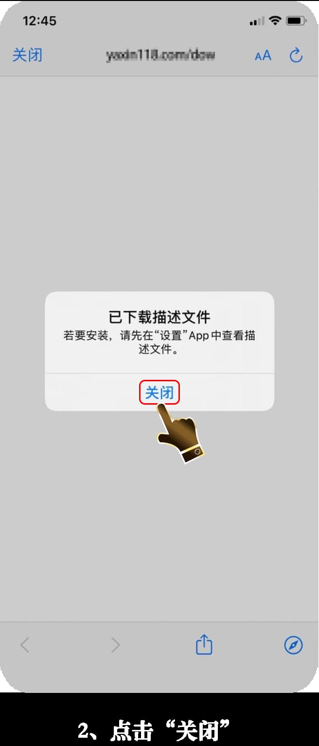 iOS官方应用下载安装流程示意图2